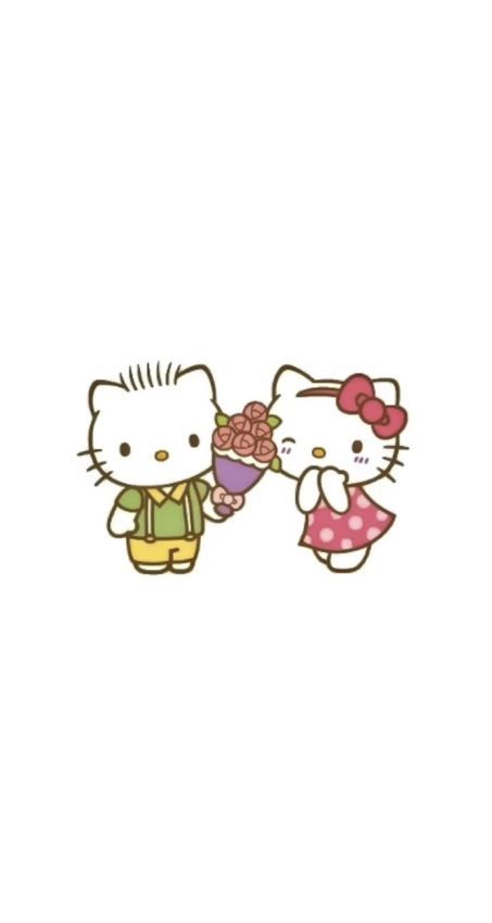 Hello Kitty Y Daniel, Lovecore Fashion, Background Kawaii, Dear Daniel, Kitty Kisses, Images Hello Kitty, Girly Wallpaper, Hello Kitty Images, Kitty Images