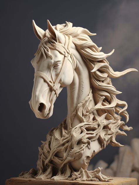 Horse Head Anatomy, Horse Head Sculpture, 3d Relief Art, Persian Warrior, Dinosaur Sketch, Horse Anatomy, Wood Carving Designs, Horse Drawing, Horse Drawings