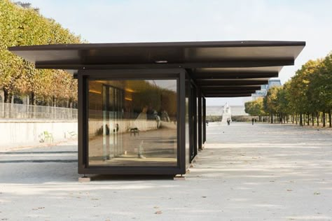 Bouroullec Design, Bouroullec Brothers, Container Cafe, Tuileries Garden, Container Office, Jardin Des Tuileries, Container Buildings, Building A Container Home, Erwan Bouroullec