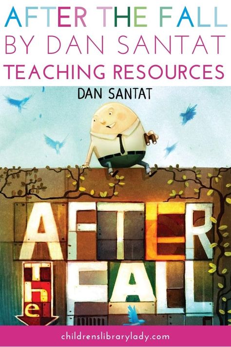 Do your students struggle with developing a growth mindset? After the Fall is a great picture book to promote this, as well as perseverance, courage and overcoming fears. To read more click through to find After the Fall activities and discussion questions on the Children’s Library Lady website. Dan Santat, Growth Mindset Book, Classic Nursery Rhymes, Elementary Teaching, Read Aloud Books, After The Fall, Fallen Book, School English, Mentor Texts