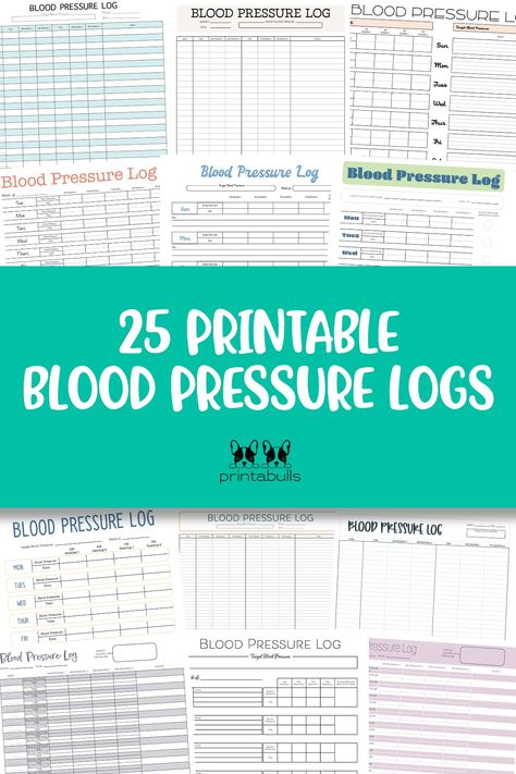 printable blood pressure logs Blood Pressure Log Printable Free, Weekly Dinner Planner Printable Free, Medical Binder Printables, Weight Log, Blood Pressure Log, High Blood Pressure Diet, Meal Planner Printable Free, Medical Binder, Medication List