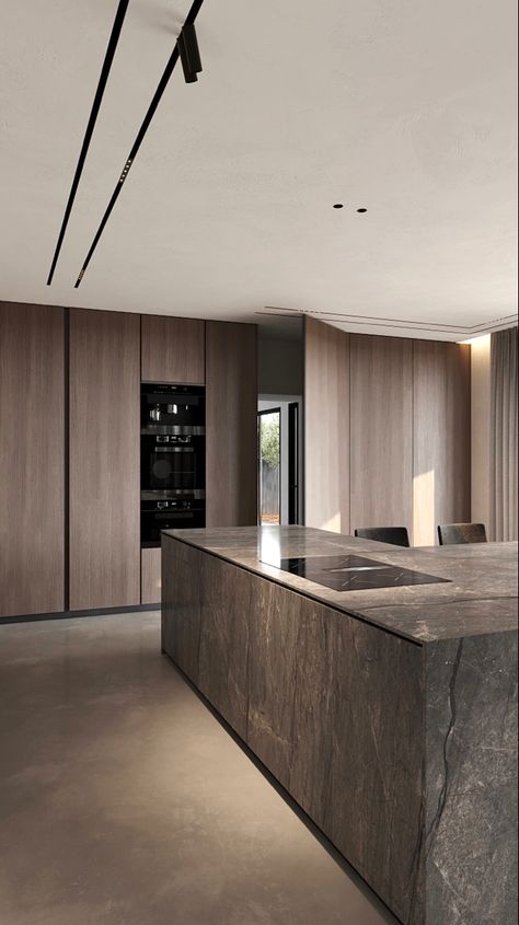 House In Germany, Dream Kitchens Design, Modern Kitchen Interiors, 아파트 인테리어, Private House, House Design Kitchen, Luxury Kitchen Design, Kitchen Design Decor, Kitchen Room Design