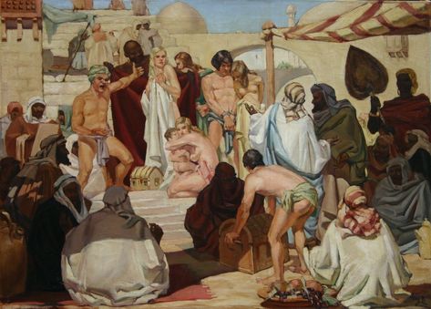 Visit the post for more. Ancient Nineveh, Slave Market, Market Painting, Oil Painting Woman, Classical Art, The Past, Oil Painting, Marketing, Disney Characters