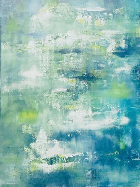 Cool. Beautiful. Blue and green abstract art painting. Canvas. Blue And Green Abstract Painting, Green And Blue Painting, Blue And Green Aesthetic, Green Modern Art, Modern Abstract Art Painting, College Canvas, Blue Green Art, Green Abstract Art, Phone Pictures