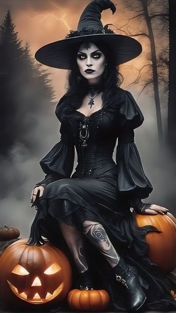 Witch Autumn Outfit, Warlock Costume, Witches Ball, Zombie Clothes, Costume Photography, Romantic Drawing, Witch Pictures, Scary Witch, Fantasy Witch