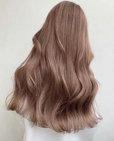 Milk Tea Brown Hair, Strawberry Brown Hair, Asian Hairstyle, Light Ash Brown Hair, Hair Nutrition, Brown Hair Looks, Brown Hair Inspo, Hair Milk, Hair Color Formulas