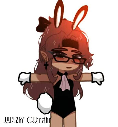 Gacha Club Bunny Outfit, Gacha Bunny Outfit, Deer Girl, Gacha Edits, Gacha Edit, Oc Gacha, Gacha Outfits, Bunny Outfit, Gacha Stuff