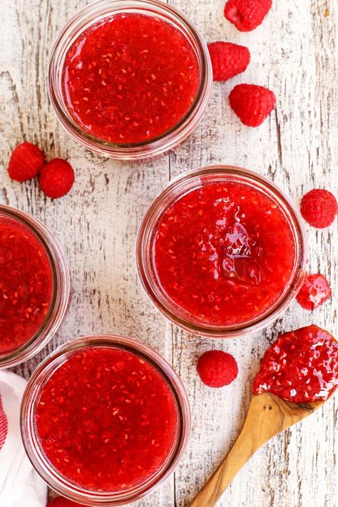 How to Make No-Cook Freezer Jam | The Pioneer Woman Raspberry Freezer Jam, Refrigerator Jam, Easy Jam Recipe, Strawberry Freezer Jam, Freezer Jam Recipes, Easy Jam, Freezer Jam, Curd Recipe, Jam And Jelly