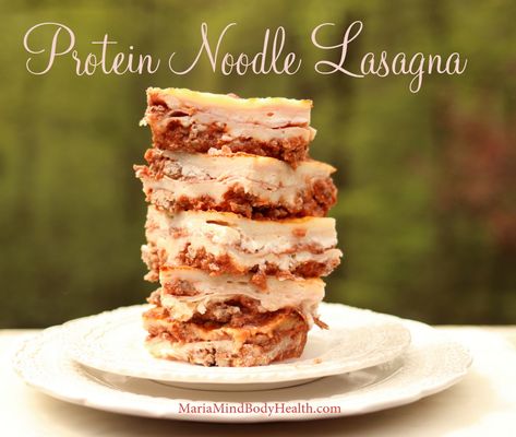 Lasagna Gluten Free, Lasagna Low Carb, Protein Noodles, Pancakes Protein, Healthy Lasagna, Maria Mind Body Health, Best Lasagna Recipe, Low Carb Lasagna, Gluten Free Lasagna