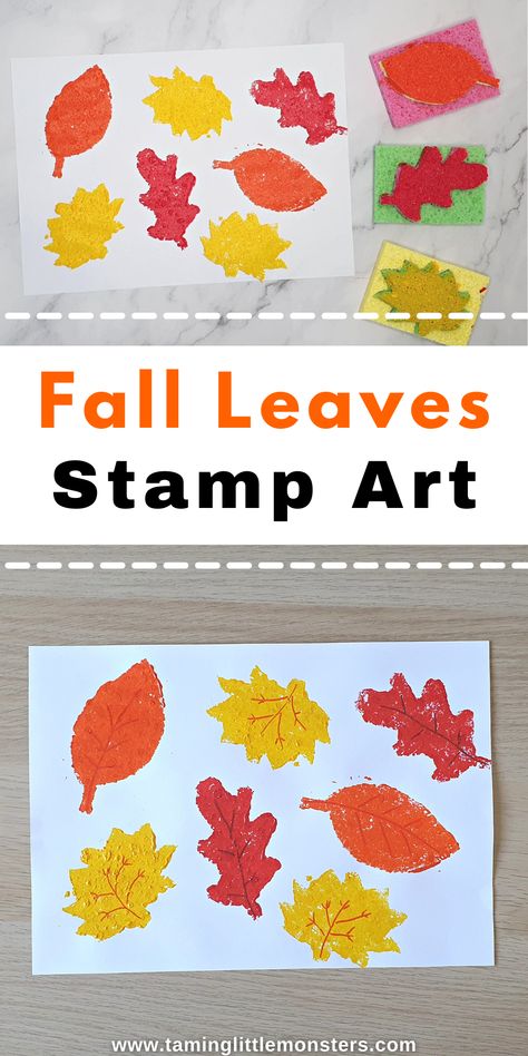 Leaf Printables, Fun Art And Craft, Craft Activities For Toddlers, Autumn Leaves Craft, Fall Activities For Kids, Leaf Cutout, Fall Arts And Crafts, Activity For Toddlers, Change Of Seasons