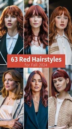 Fall Red Hair Color, Fall Red Hair, Red Hair Ideas, Biolage Hair, Natural Gray Hair, Red Highlights, Red Hair Color, Bold And Beautiful, Hair Cut