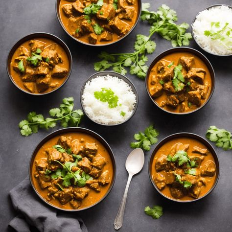 This beef curry recipe’s a flavorful, hearty dish that’ll tantalize taste buds. Tender beef cubes simmer in aromatic spices, coconut milk, beef broth for about two hours. Onions, garlic, ginger, tomatoes add depth. Curry powder, turmeric, cumin, coriander, garam masala create complex flavors. Garnish with cilantro; serve with steamed rice or naan bread. Perfect comfort food that’s sure to impress! Cooking Techniques Basic, Beef Cubes, Beef Curry Recipe, Healthy Fruit Desserts, Best Beef Recipes, Beef Curry, Alfredo Sauce Recipe, Food Substitutions, Bread Snacks