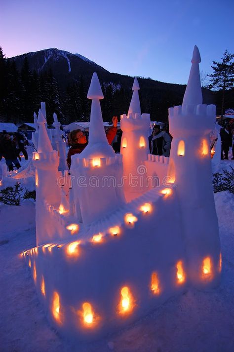 Snow Castle, Ice Castle, Ice Art, Snow Sculptures, I Love Snow, Ice Castles, Snow Art, Snow Fun, Sand Sculptures