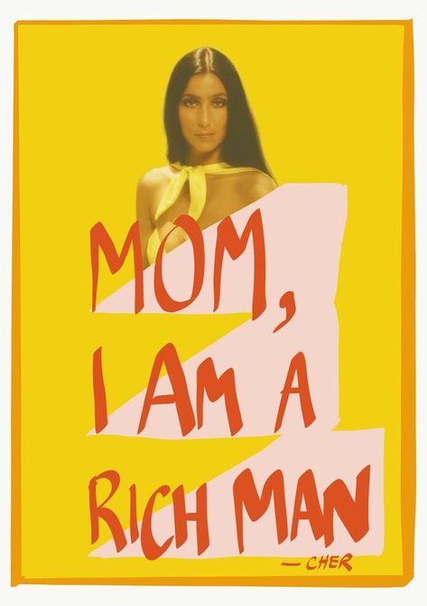 I Am A Rich Man, Feminist Quotes, Feminist Art, Rich Man, Art Collage Wall, Room Posters, Retro Prints, Retro Poster, Wall Collage