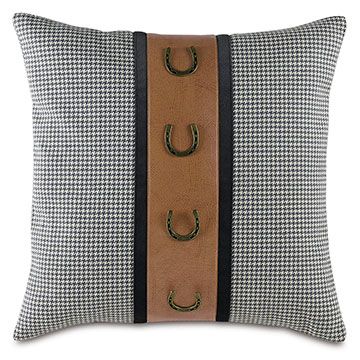 Equestrian Room, Desert House, Houndstooth Fabric, Designer Bedding, Modern Cushions, Style Africain, Barclay Butera, Equestrian Decor, Bed Skirts