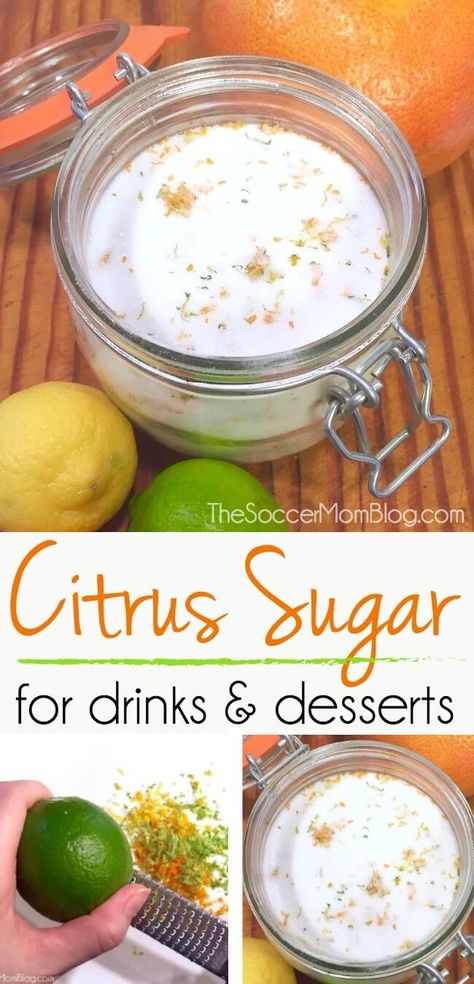 Flavored Salts Recipes, Gin Garnish, Infused Sugar, Citrus Cocktails, Flavored Sugar, No Salt Recipes, Lemon Sugar, Homemade Spices, No Sugar Foods