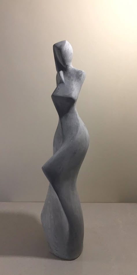 Sculpture Of Woman, Abstract Figure Sculpture, Abstract Sculpture Ideas, Abstract Human Sculpture, Abstract Clay Sculpture, Cubism Sculpture, Female Body Sculpture, Women Sculpture, Cubist Sculpture