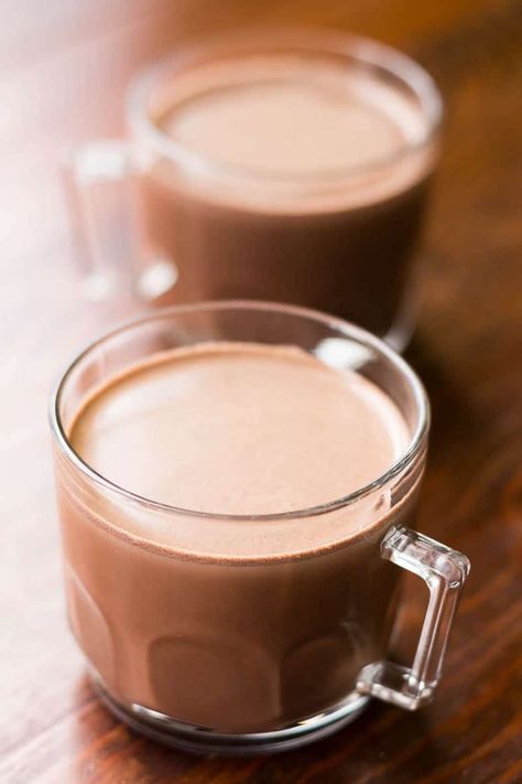 Easy Hot Chocolate Recipe, Chocolate Drink Recipes, Easy Hot Chocolate, Cocoa Powder Recipes, Hot Chocolate Drink, Chocolate Recipes Easy, Hot Cocoa Recipe, Hot Chocolate Drinks, Cocoa Recipes