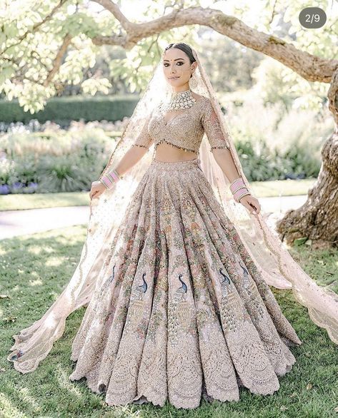 Pastel Bridal Lehenga, Lehenga Color Combinations, Latest Bridal Lehenga Designs, Bridal Lehenga Designs, Latest Bridal Lehenga, Wedding Lehenga Designs, Indian Bride Outfits, Latest Bridal Dresses, Indian Bridal Lehenga