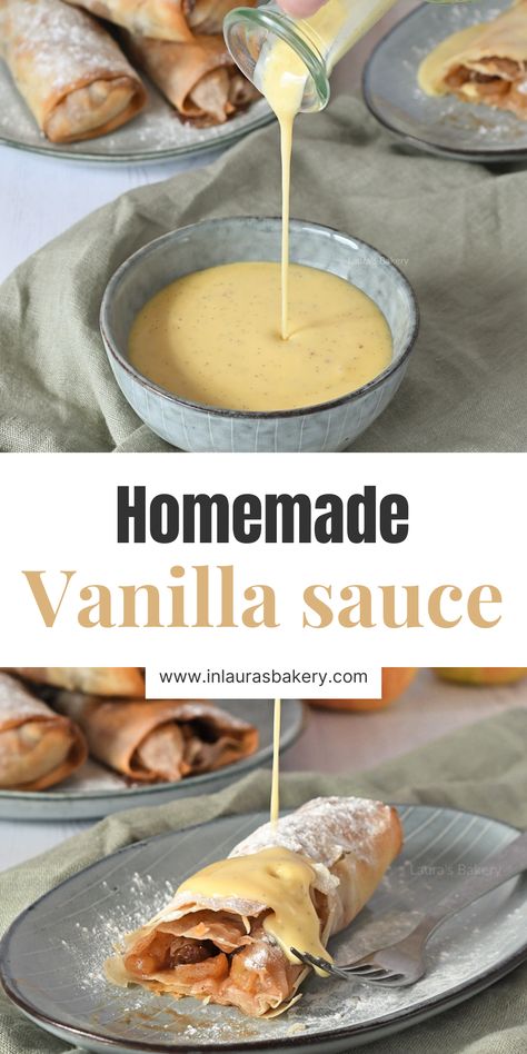 Vanilla sauce recipe Vanilla Paste Recipe, Vanilla Sauce For Bread Pudding, Vanilla Sauce Recipe, Bread Pudding Sauce, Best Bread Pudding Recipe, Vanilla Pudding Recipes, Custard Sauce, Homemade Spice Mix, Vanilla Sauce