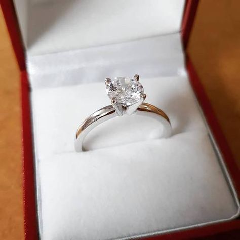 Silver Marriage Rings, Dark Bride, Rings 2022, Heart Solitaire Ring, Emerald Cut Solitaire Ring, Cute Engagement Rings, Future Engagement Rings, Round Halo, Dream Engagement Rings