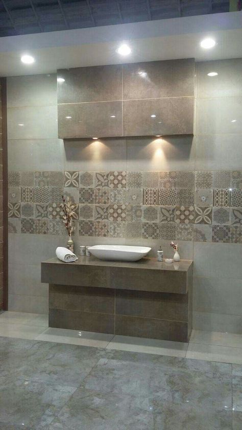 Kajaria Tiles Bathroom, Mexican Tile Bathroom, Home Depot Bathroom Vanity, Small Downstairs Toilet, Indoor Pool Design, Washbasin Design, Victorian Bathroom, Kitchen Backsplash Designs, Floor Tile Design