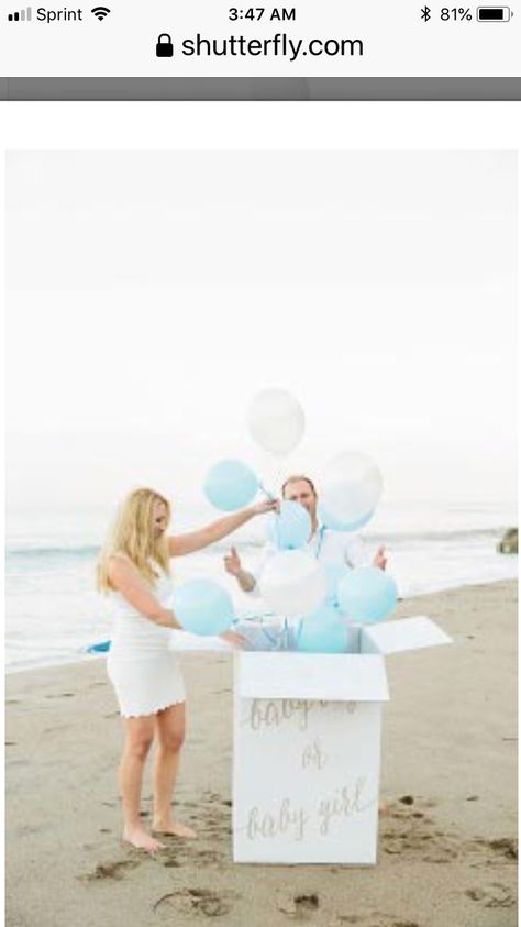 Beach Gender Reveal, Beach Baby Announcement, Simple Gender Reveal, Gender Reveal Announcement, Gender Reveal Photos, Gender Reveal Party Games, Gender Reveal Party Theme, Gender Announcements, Gender Reveal Themes