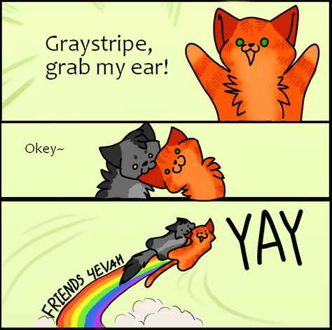 Lol Greystripe was always a space cadet <3 Warriors Memes, Warrior Cats Funny, Warrior Cat Memes, Warrior Cats Comics, Warrior Cats Series, Warrior Cats Books, Warrior Cats Fan Art, Love Warriors, Warrior Cat Drawings