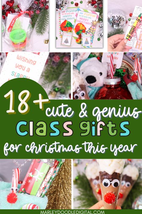 Discover these fun and affordable classroom Christmas gifts for kids! Featuring Dollar Store finds like DIY Hot Chocolate Reindeer, Christmas tree cakes, and colorable bookmarks, these ideas are perfect for students and classmates. Easy to make and budget-friendly, these gifts add a festive touch to the holiday season. Get inspired with these simple Christmas gifts! Christmas Ball Gift Ideas, Daycare Gifts For Kids Christmas, Christmas Kindergarten Gifts, Christmas Ideas Classroom, Kinder Christmas Gifts, Christmas Goodie Bags For Kids Church, Christmas Gift Ideas Diy For Kids, Christmas Gifts Classmates, Group Gifts For Kids