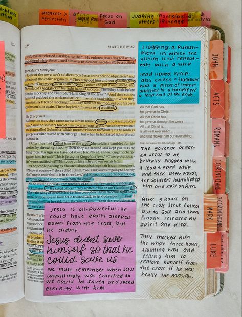 Matthew Bible Study Notes, Bible Goals, Matthew 27, Matthew Bible, Cute Bibles, Bible Study Lessons, Bible Time, Study Aesthetic, Bible Notes