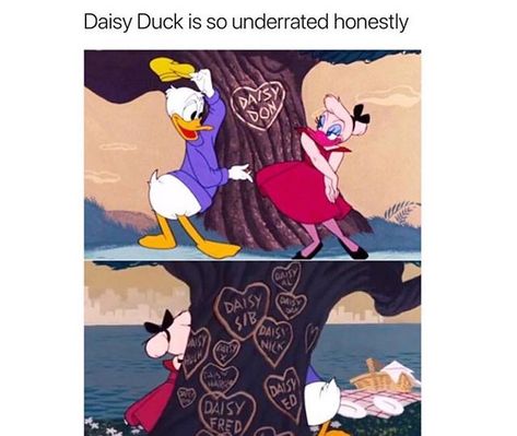 Got long list of ex-lovers      They’ll tell u I’m insane  But I’ve got a blank space baby       And I’ll write your name~ Disney Real Life, Disney Cute, Disney Theory, Funny Disney Memes, Disney Facts, Disney Jokes, Quotes Disney, Daisy Duck, Trendy Quotes