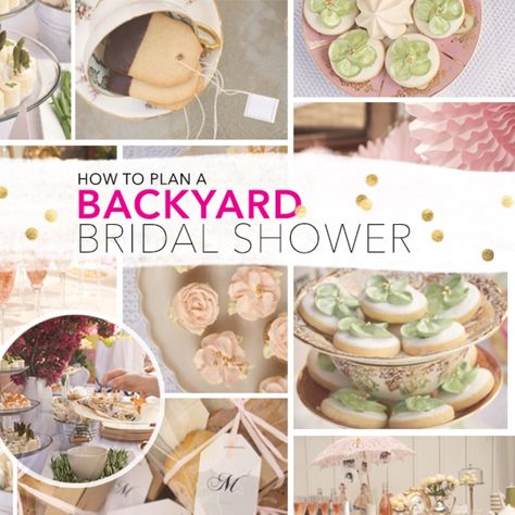 How to Throw a Fabulous Outdoor Bridal Shower on a Budget | Brides Bridal Shower Theme Ideas, Wedding Necessities, Rustic Bridal Shower Favors, Backyard Bridal Showers, Outdoor Bridal Showers, Diy Wedding On A Budget, Fiesta Bridal Shower, Bridal Shower Decorations Diy, Garden Bridal Showers