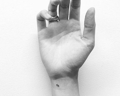 Small Letter Tattoo, Virgo Constellation Tattoo, Diy Tattoo Permanent, Tiny Wrist Tattoos, L Tattoo, Taurus Tattoos, Tattoo Cover Up, Initial Tattoo, Hand Tattoo