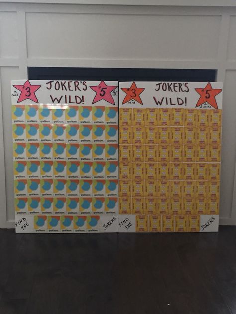 Jokers wild Casino Fundraiser Games, Find The Joker Stag And Doe, Poker Drinks, Jack And Jill Games To Raise Money, Stag And Doe Ideas, Stag And Doe Prizes, Jack And Jill Games, Bingo Basket, Buck And Doe Games