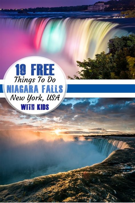 19 Free Things to do at Niagara Falls (New York, USA) Family-Friendly Niagara Falls Niagara Falls Vacation, Niagara Falls Trip, Niagara Falls State Park, Niagara Falls New York, Niagara Falls Ontario, Niagara Falls Ny, Niagara Falls Canada, Autumn In New York, The Windy City