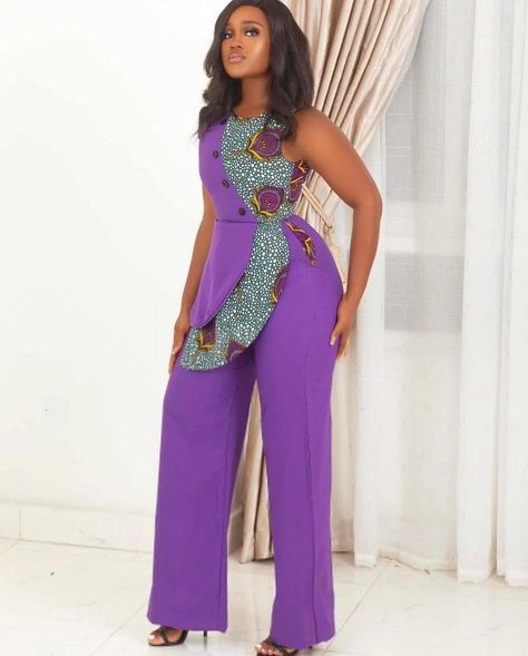 f337d999d9ad116a7b4f3d409fcc6480desc38789689ri Ankara Jumpsuit Styles, African Print Jumpsuit, Classy Jumpsuit, Best African Dresses, African Fashion Skirts, African Wear Dresses, Afrikaanse Mode, African Fashion Modern, African Fashion Women Clothing