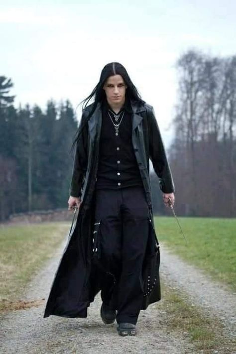 Male Witch Goth Male, Goth Guy, Male Witch, Gothic Mode, Goth Guys, Gothic Men, Goth Boy, Witch Outfit