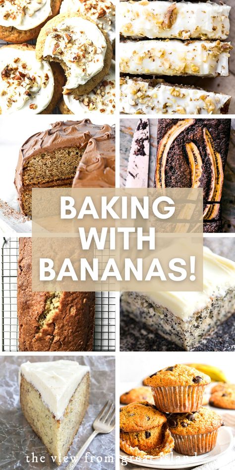 Best Banana Recipes, Recipes With Bananas, Banana Layer Cake, Cozy Baking, Best Frosting, Banana Baby Food, Island Recipes, Banana Treats, Sweet Roll Recipe