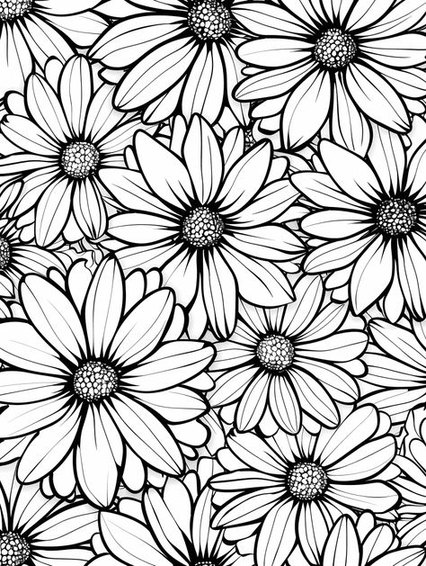 Card Making Flowers, Sunflower Coloring Pages, Colouring Sheets For Adults, Adult Colouring Printables, Mandala Art Therapy, Pattern Coloring Pages, Flower Art Drawing, Free Adult Coloring Pages, Colouring Printables