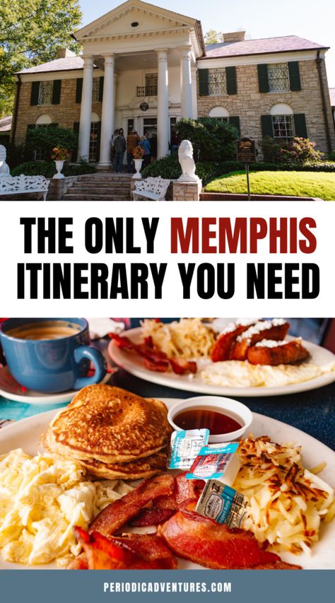 This is the only Memphis, TN itinerary you need for a weekend in Memphis. This travel guide includes where to stay in Memphis, the best things to do in Memphis, and the best restaurants in Memphis including BBQ, breakfast spots, and more! This Memphis itinerary includes the National Civil Rights Museum, Elvis Presley's Graceland, Stax Museum, and more! Civil Rights Museum Memphis, 2 Days In Memphis, What To Do In Memphis Tn, Where To Eat In Memphis, Memphis Restaurants Best, Memphis Things To Do, What To Wear In Memphis Tn, Memphis Outfits Winter, Memphis Tennessee Outfits