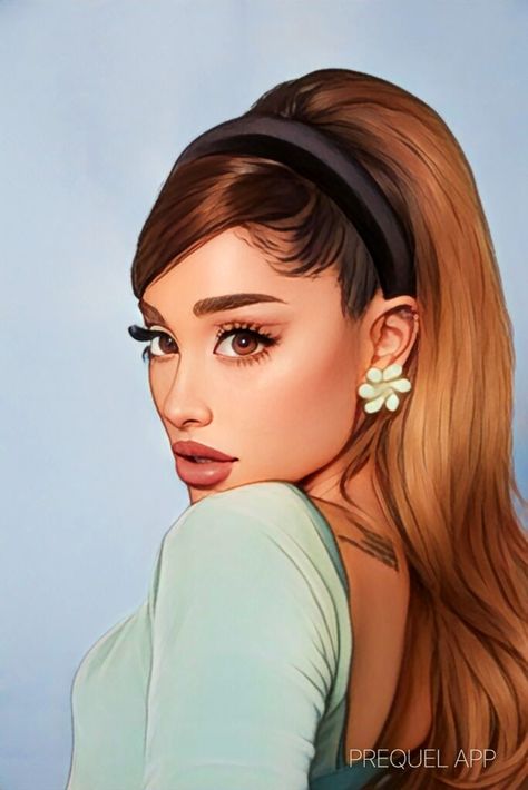 Queen Animation, Ariana Makeup, Celebrities Drawings, Ariana Grande Fanart, Cartoon Filter, Ariana Grande Art, Ariana Grande Anime, Ariana Grande Images, Ariana Grande Drawings