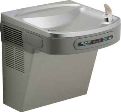 ELKAY | Filtered Wall Mount Single ADA Cooler LZO8L Drinking Fountains, Kitchen Sinks Farmhouse, Commercial Bathroom Sinks, Drinking Fountain, Tub Shower Doors, Grey Granite, Water Solutions, Wall Mounted Bathroom Sink, Bidet Toilet Seat