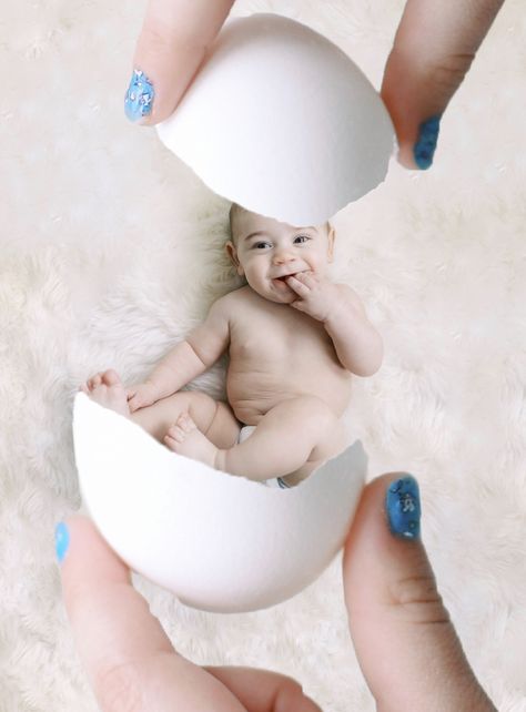 Easter Bunny Photoshoot, Spring Newborn Photos, Easter Creative, Easter Baby Photos, 1 Month Baby, Baby Boy Easter, 1st Easter, Newborn Pics, Anna Grace