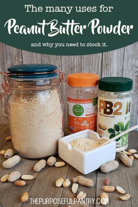 How To Make Peanut Butter Powder, Diy Peanut Butter Powder, Dehydrate Vegetables, Purposeful Pantry, Peanut Butter Powder Recipes, Diy Condiments, Pb2 Recipes, Keto Condiments, Butter Powder