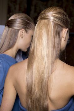 The best hair, makeup and skin refreshers for a perfect spring beauty look Runway Hair, Straight Hair Cuts, Long Hair Extensions, Human Hair Clip Ins, Hair Up Styles, Trendy Hair, Hair Straight, Sleek Hairstyles, Silky Hair