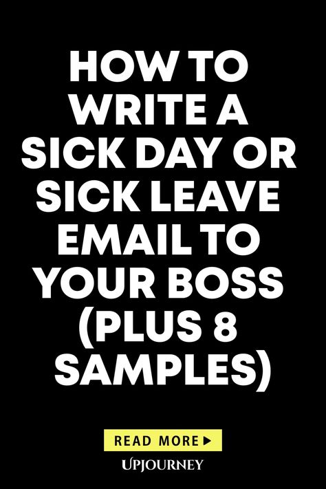 Learn the art of crafting a professional sick day or sick leave email to your boss with these helpful tips and 8 sample templates. Whether you're feeling under the weather or simply need a mental health day, perfect your communication skills with this guide. Keep in mind the importance of clarity, honesty, and gratitude when requesting time off work. Use these samples as inspiration to effectively communicate your situation while maintaining professionalism in your correspondence. Master the art Off Sick, Work Etiquette, Psychology Terms, Sick Time, Employee Handbook, Learn To Write, Sick Leave, Friendship And Dating, Sick Day