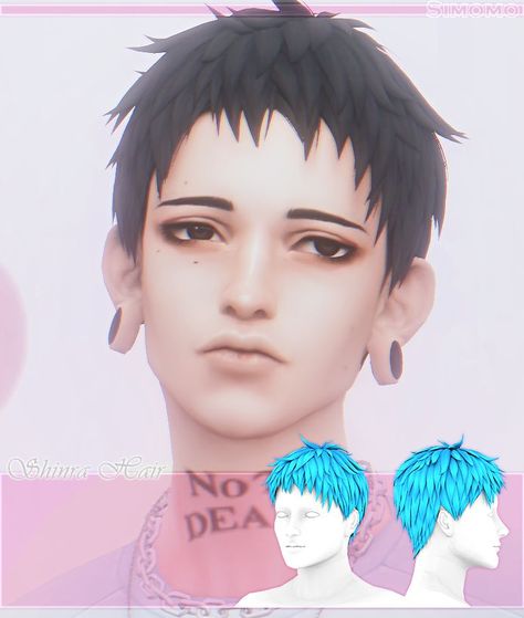 Ts4 Anime Hair, Sims 4 Buzzcut Hair Cc, Hair Ts4, Sims 4 Hair Male, Male Sims, Sims 4 Anime, Sims 4 Cas Mods, Pelo Sims, The Sims 4 Packs