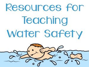 Resources for Teaching Water Safety Water Safety Preschool Activities, Water Safety For Preschoolers, Summer Safety Preschool, Summer Safety Activities, Beach Safety Activities For Kids, Seaside Eyfs, Water Safety Activities, Safety Town, Teach Kids To Swim