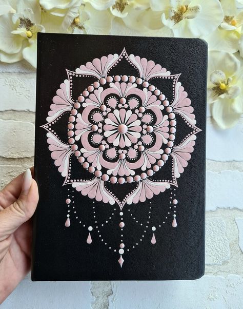 Mandala Notebook, Notebook A5, Gift, Notebook, Mandala, Diary, Paperback, Birthday, Calendar, Journal, Planner, Notes - Etsy UK Mandala Dotted, Painted Journals, Mandala Notebook, Dotted Journal, Mandala Ideas, Mandala Book, Sketch Images, Planner Notes, Artsy Ideas