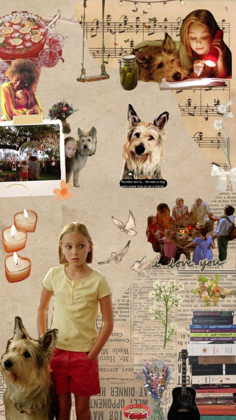 Because of Winn Dixie #becauseofwinndixie #moviemoodboard #movie #aestheticgirl #movies Because Of Winn Dixie Aesthetic, Brandon Core, Because Of Winn Dixie, Fish In A Tree, Because Of, Comfort Movies, Family Book, Winn Dixie, Family Books